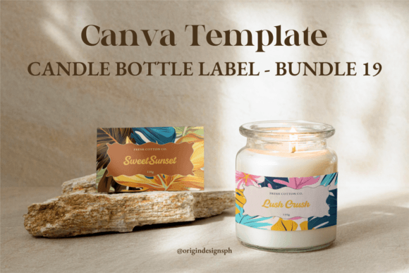 Download Canva Candle Label Template 19 - Premium Resources