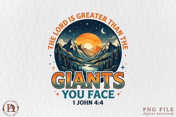 Download The Lord is Greater Retro Mountain PNG - Mountain png Collection