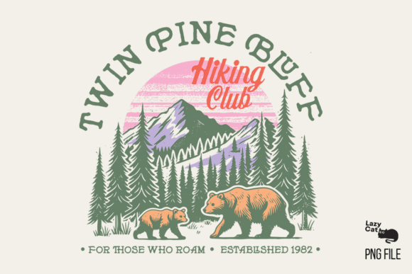 Download Vintage Summer Mountain PNG Sublimation - Mountain png Collection