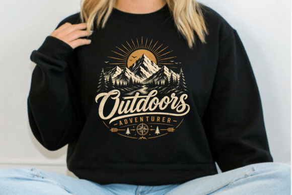 Download Vintage Outdoors Adventurer Mountain PNG - Mountain png Collection