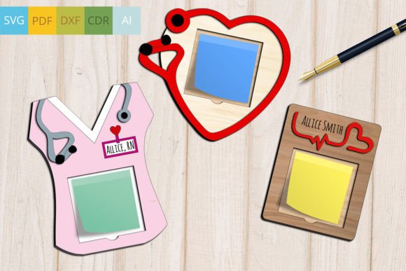 Download 3 Doctor Nurse Dentist Sticky Note Hold - Premium Bundle