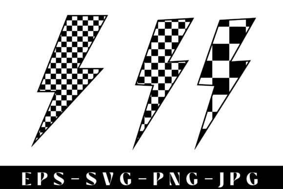 Download Checkered Lightning Bolt Svg, - Bolt svg Collection